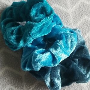 Ocen tones velvet scrunchie set of 3